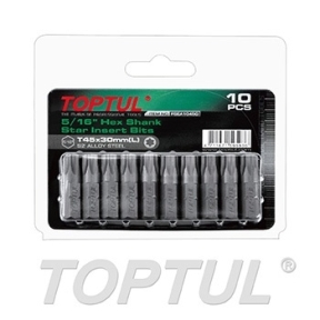 Bits Torx 5/16" T40x30mm 10 Peças FSEA1040G Toptul