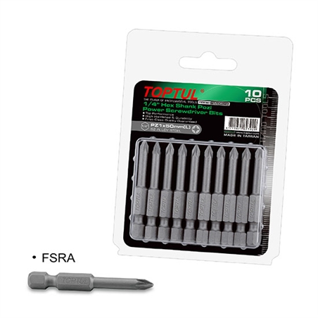 Brocas Torx 10mm T40x30mm 10piezas FSEA1240G Toptul