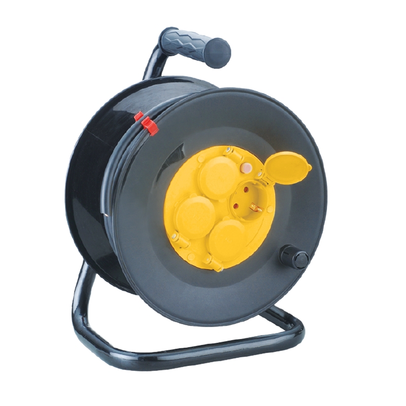 Cable Reel With Lid On Sockets 3x1.50mm