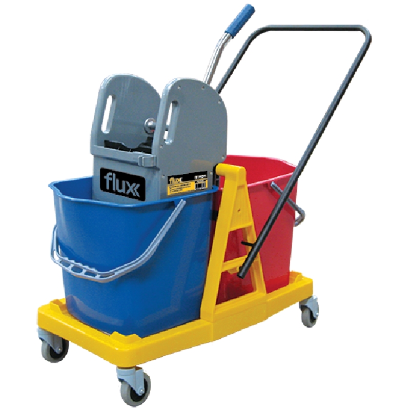 Chariot de nettoyage double 46 litres Flux