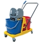 Chariot de nettoyage double 46 litres Flux