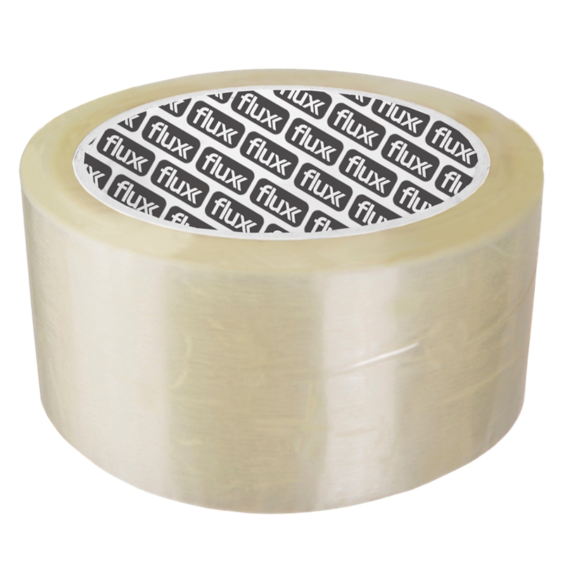 Transparent No Noise Adhesive Tape 48mm 66m Flux