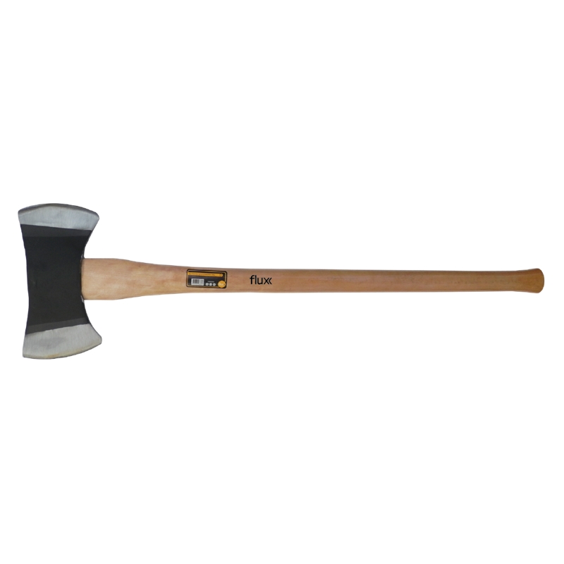 Double Axe with Wooden Handle 1500gr Flux