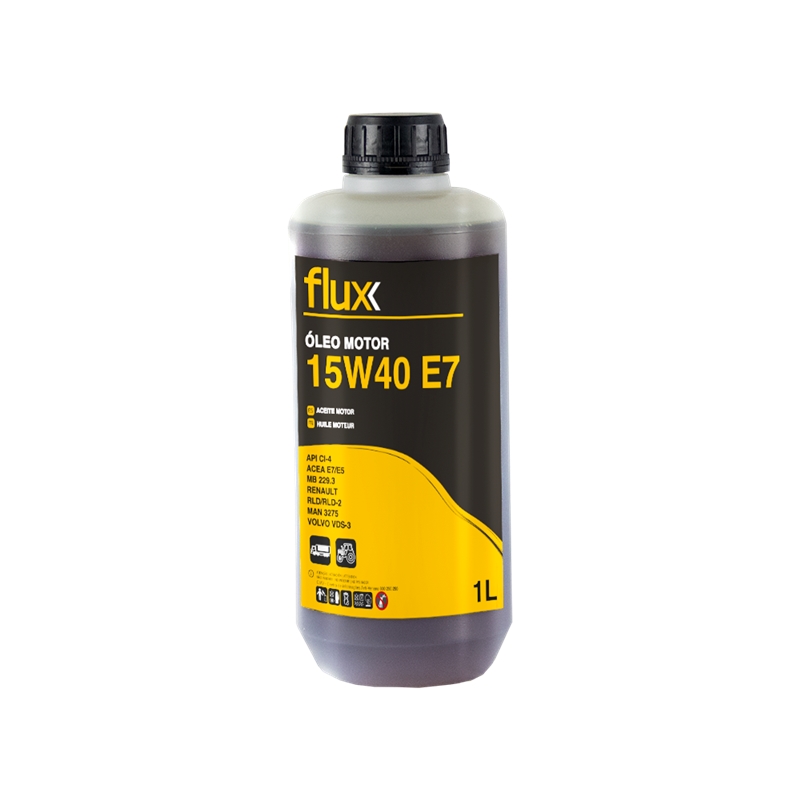 Aceite para Motor 15W40 E7 1lt Flux