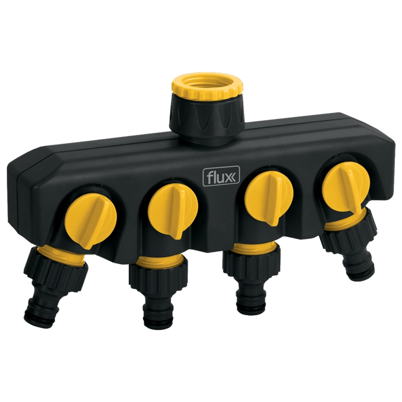 Watering Adapter 4 Adjustable Outlets 3/4 Flux