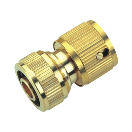 Quick-Coupling Hose Connector in Brass 1/2" Flux