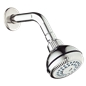 Douche ronde chromée 83 mm Tube de flux T1