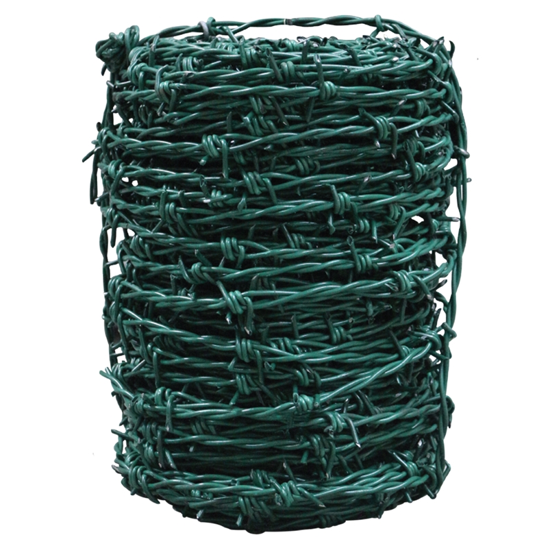 Plasticized Barbed Wire