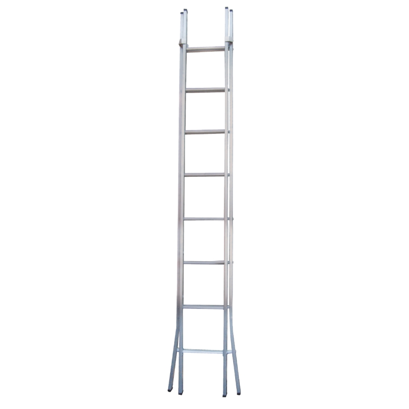 Aluminum Open Feet Double Extension Ladder