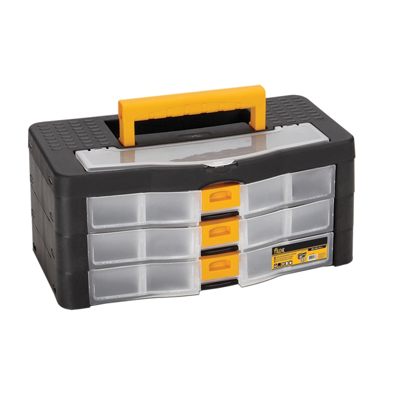 Caja Organizadora 3 Cajones 390 x 190 x 170 Flux