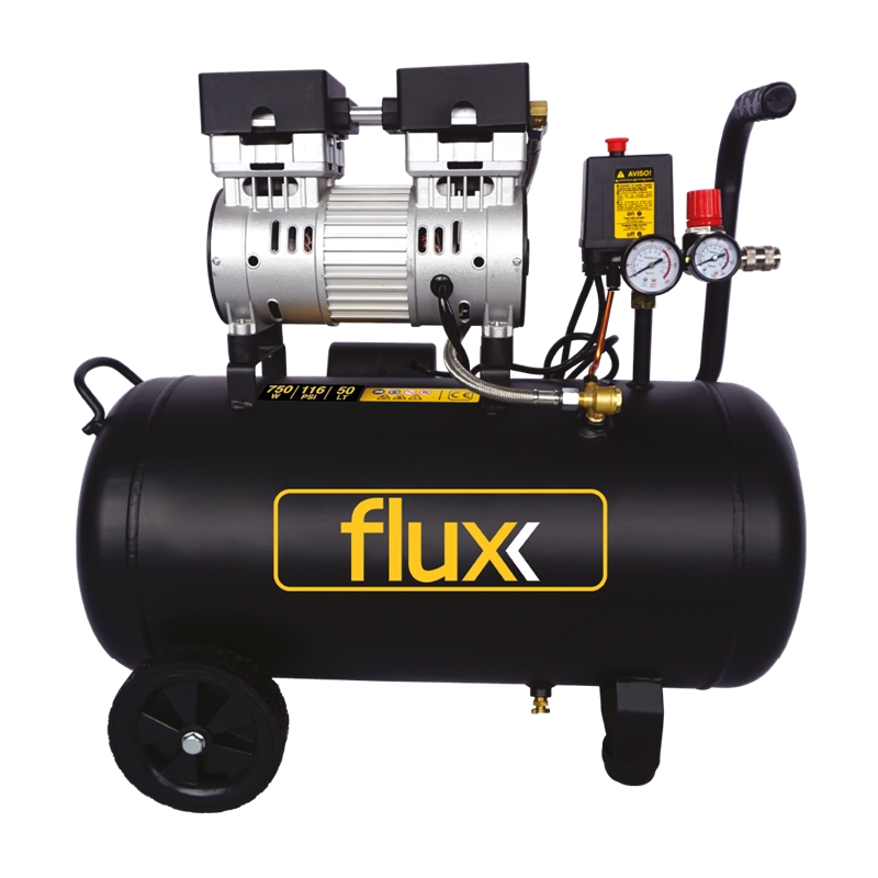 Compresseur d air silencieux 50Lts 1.0HP Flux