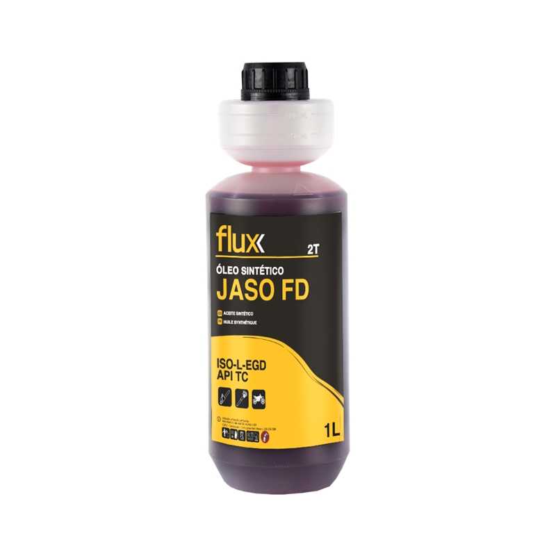 Aceite Sintético para Motor 2 Tiempos Rojo 1lt Dispensador JASO FD Flux