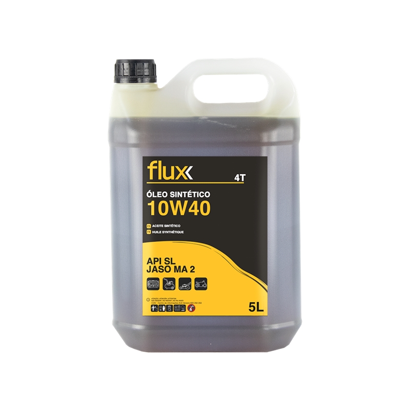 Aceite Semisintético para Motor 4 Tiempos 10W40 5lt Flux