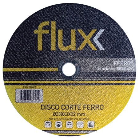 Disco Corte Ferro - 115x2x22mm - FDCF115222