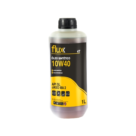 Óleo Motor 4T Semi-Sintético 10W40 1lt Flux - FOM4S10W401