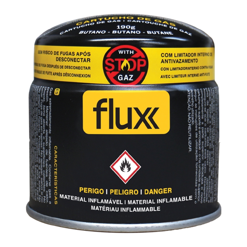 Butane Gas Cartridge 190g Flux