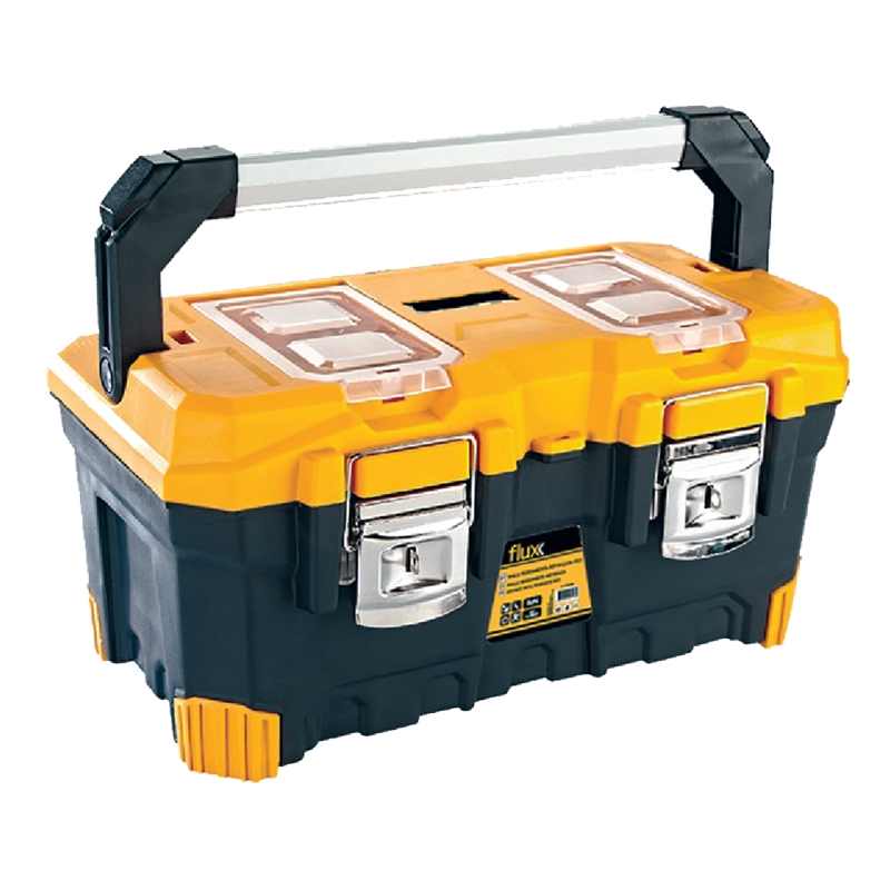 Reinforced Tool Box with Aluminum Handle Pro