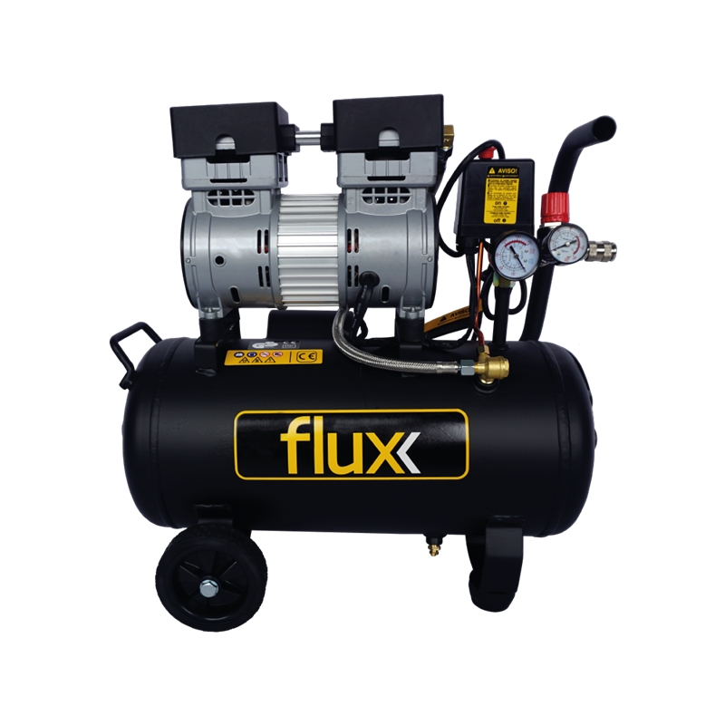 Compresseur d air silencieux 24Lt 1.0HP Flux