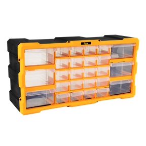 Organizador Monobloco 26 Gavetas 497 x 250 x 157mm Flux - FOM26G