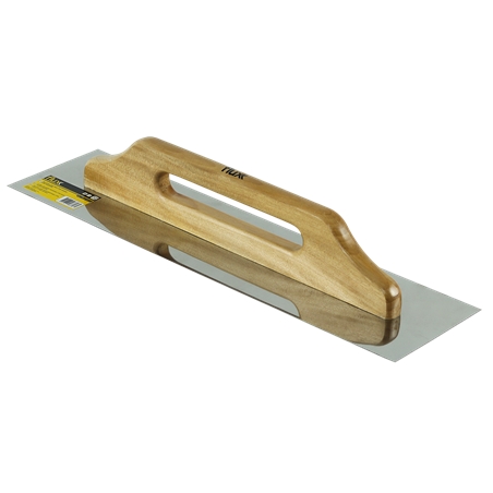 Suisso Stainless Steel Smooth Trowel Wood Handle 500 x 130 mm Flux