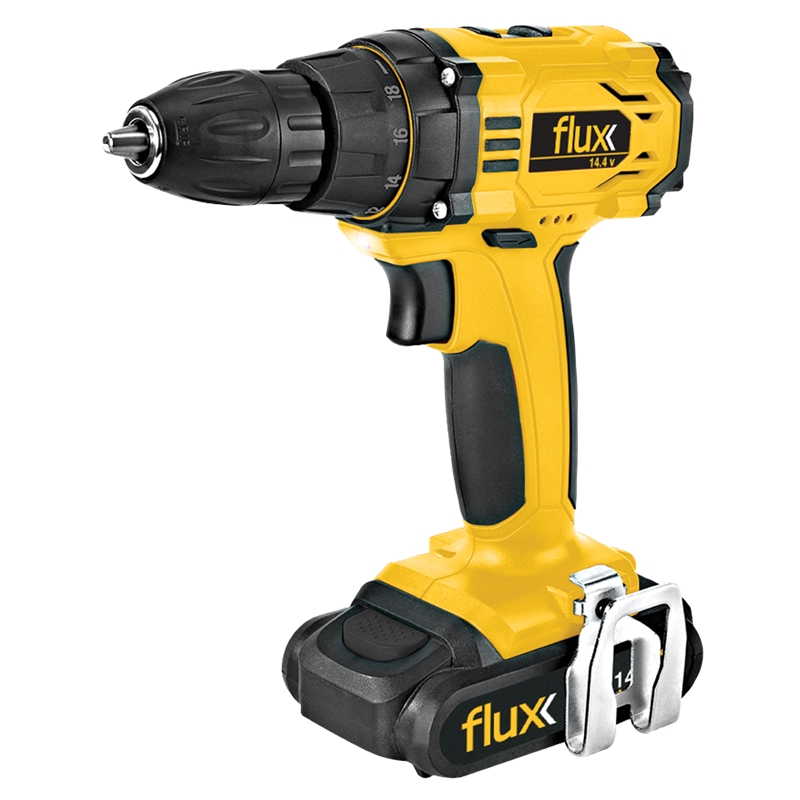 Cordless Screwdriver 14.4V 2x2.0Ah Lithium Flux