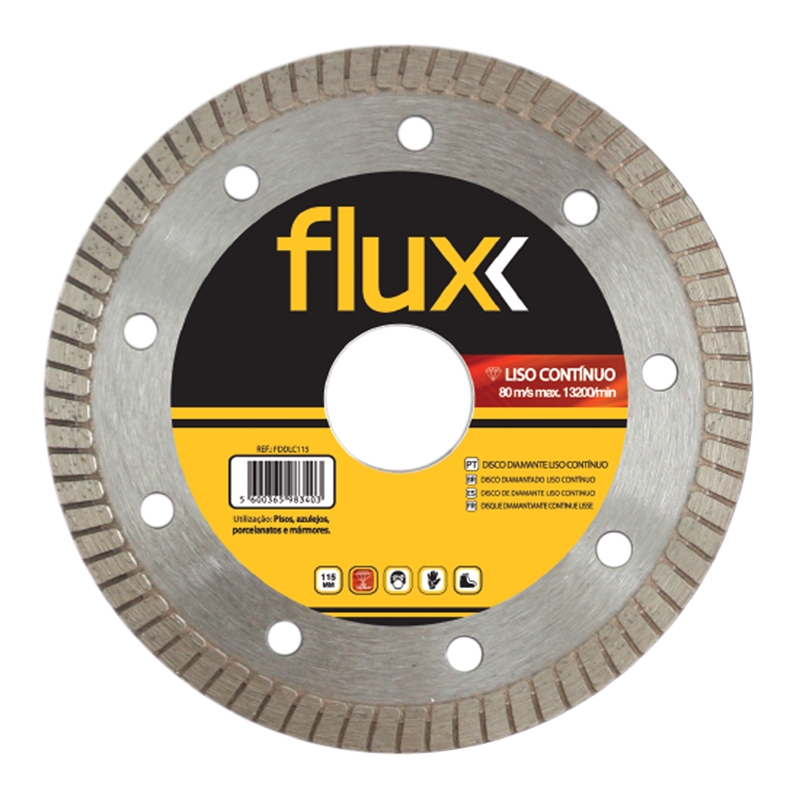 Ceramic Turbo Diamond Cutting Disc 115mm Flux