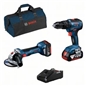 Kit GSB 18V+GWS 18V+2 Baterias 4,0Ah+Bolsa 0615990M4A Bosch