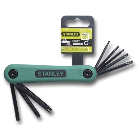 Juego de 8 Claves Torx hexagonales 2-69-266 Stanley