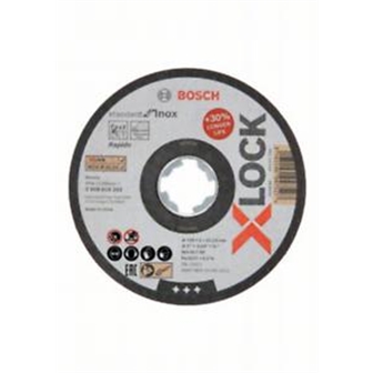 Disco X-Lock Standard Inox 125x1mm 2608619262 Bosch - DBXLSI1251
