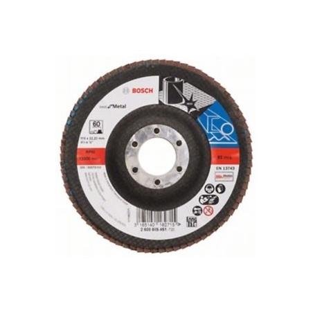 Cubreobjetos de lijado de disco 115mm G60 Bosch 2608605451