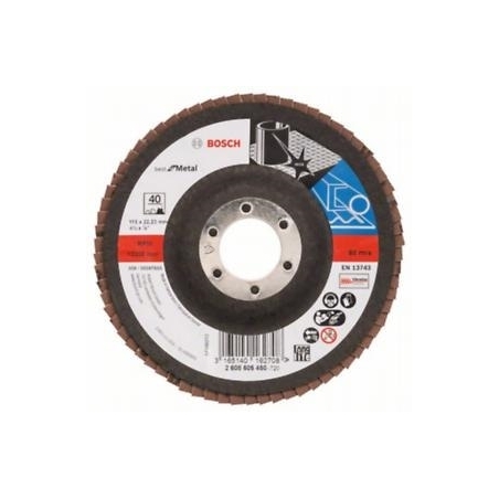 Cubreobjetos de lijado de disco 115mm G40 Bosch 2608605450