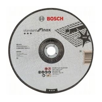 Disco Corte 230x1,9 2608601514 Bosch - DBDR23019