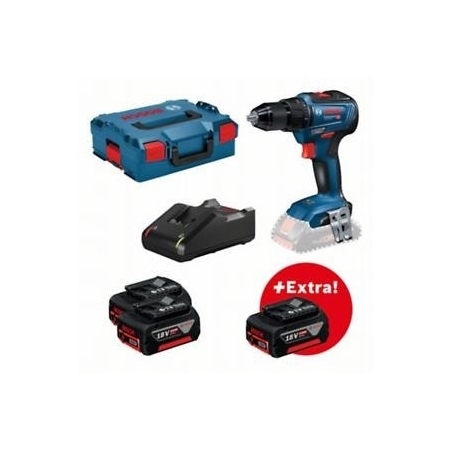 Aparafusadora GSR 18V-55+3x5.0Ah+GAL 18V-40 0615990L8D Bosch - DBAGSR18V55L8D