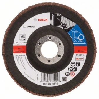 Disco Lamelas 125mm 20un 061599760H Bosch - DBDL125