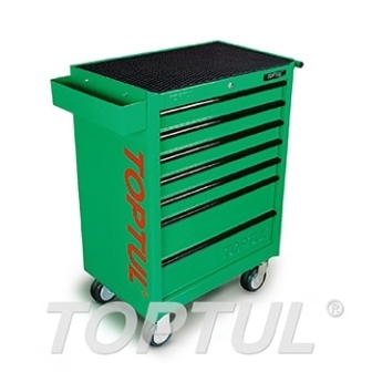 Carro Movel Verde 7 Gavetas TCAA0701 Toptul - DTCMV7G