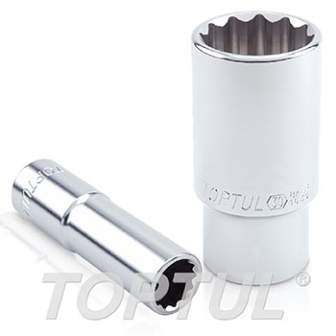 Chave Caixa Longa 1/2" 12mm BAEF1612 Toptul - DTCCL1212