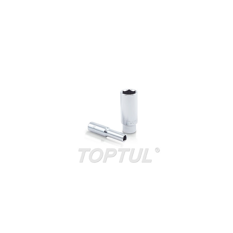 Chave Caixa Sextavada Longa 1/4" 12mm  BAEE0812 Toptul