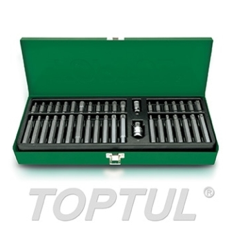 Jogo Bits 3/8"-1/2" 40 Peças GAAD4002 Toptul - DTJB381240