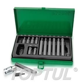 Jogo Bits Torx 1/2" 15 Peças GAAD1506 Toptul - DTJBT1215