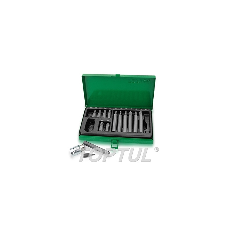 Juego de brocas Torx 1/2 15piezas GAAD1506 Toptul