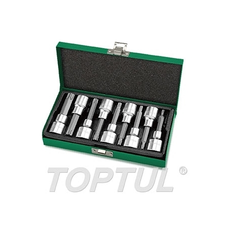 Jogo Bits Torx Longo 1/2" GAAD0906 Toptul