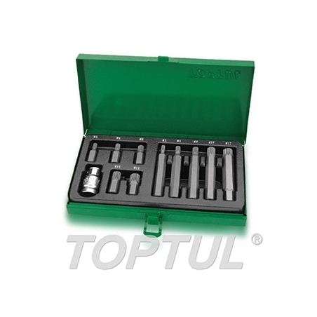 Jogo Bits XZN 1/2" 11 Peças GAAD1102 Toptul - DTJBX1211