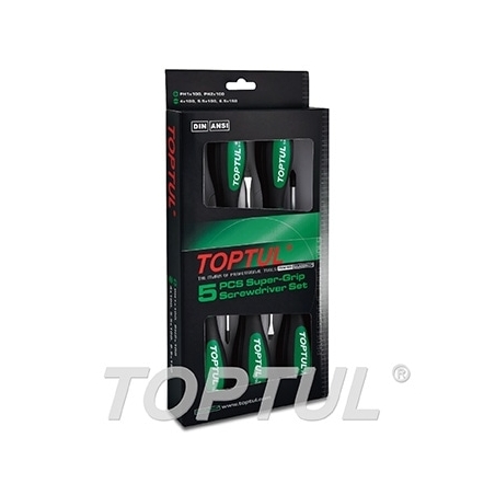 Kit de destornilladores Phillips 5piezas GAAE0507 Toptul