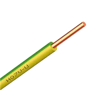 Cable en U H07V 1x2,5mm Verde/Amarillo 100mt - FFUH125VA100