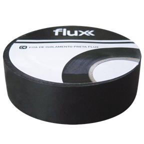 Fita Isoladora Preta 38mm 15mt Flux - FFIP3815