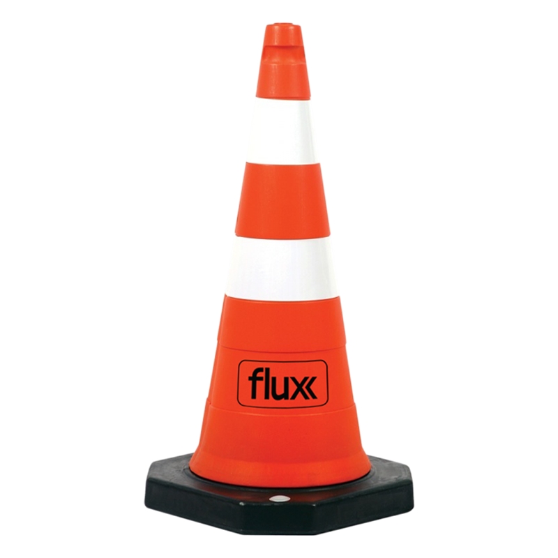 Cone Trânsito PVC 70cm Flux