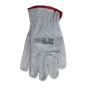 Croute+White Leather Mixed Glove