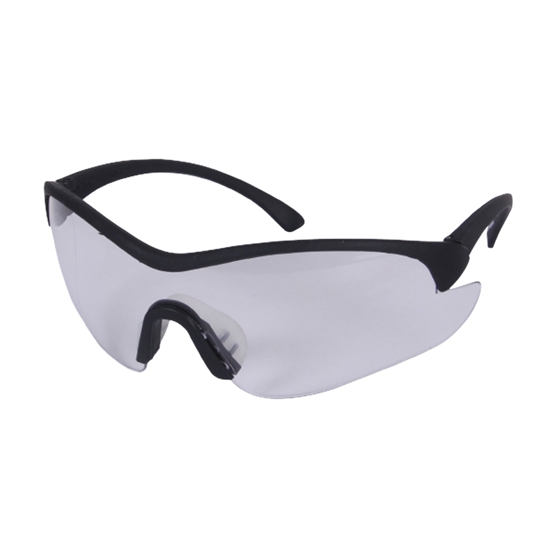 Protective Glasses with White Lens and Temples Flux