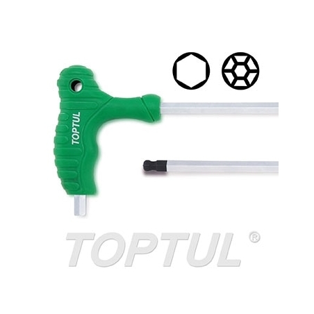 Chave Punho Sextavada Ponta Esférica 2,5mm AGCA2E15 Toptul - DTCPSPEL25