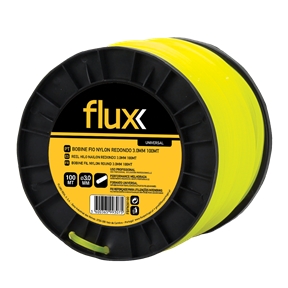 Fil de nylon rond (3,0 mm 100 mt) Flux - FBFN30100